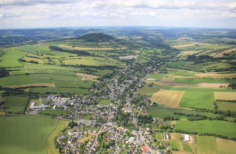 1. Pöhlberg aus der Vogelperspektive